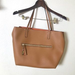 Aldo Brown Shoulder Weekend Tote Bag Purse